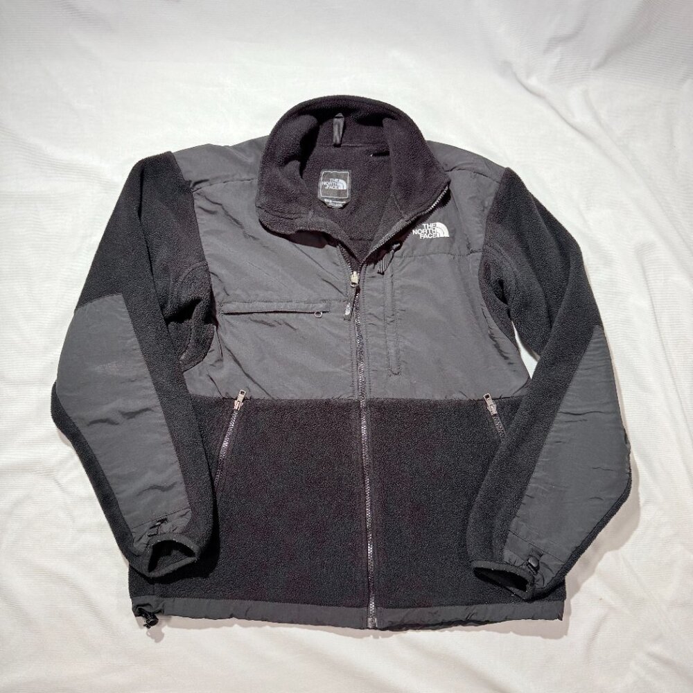 North Face Men's Technical Fleece Hybrid Jacket Medium Black Winter Work out